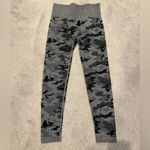 Gray Camouflage Leggings